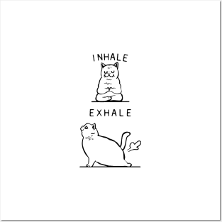 Inhale Exhale British Shorthair Posters and Art